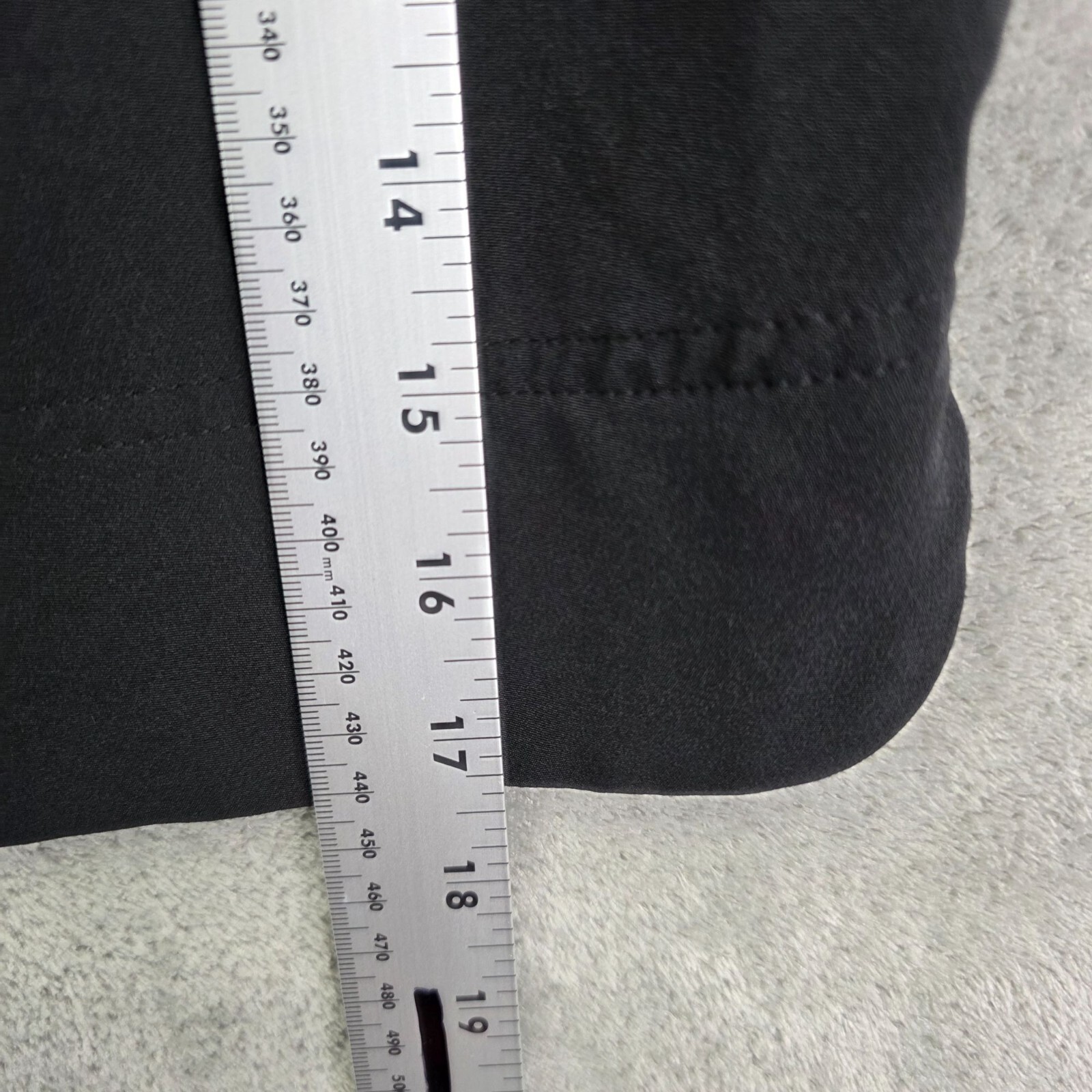 Womens 32 Cool Black Tech Skort Skirt Athletic Polyester Spandex Blend Stretch M