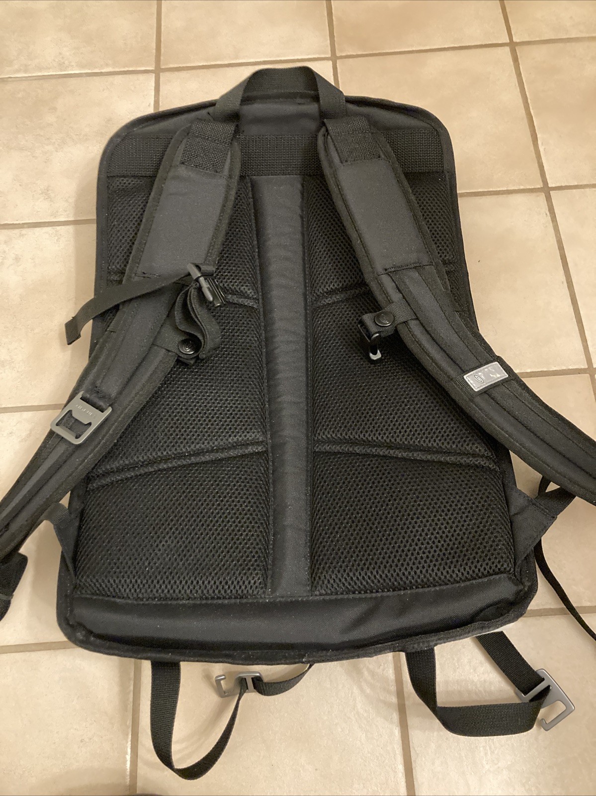 Timbuk2 Alcatraz Backpack Water Resistant Laptop Bag Air Mesh Back Cyclode Logo