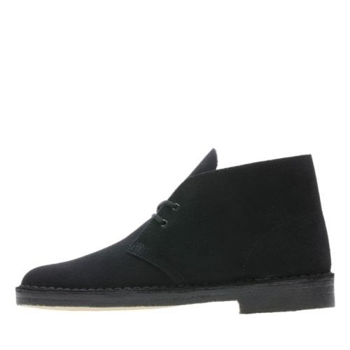 Clarks Originals Men’s Black Suede Desert Boot 26155480