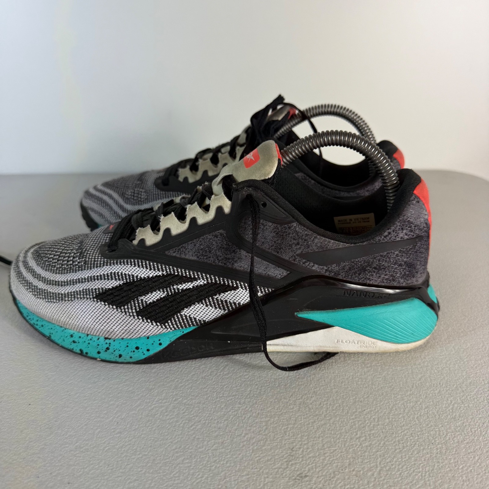 Women Reebok Nano X2 TR Adventure Training Shoes Blue Black Mens US 7 UK 6 EU 39
