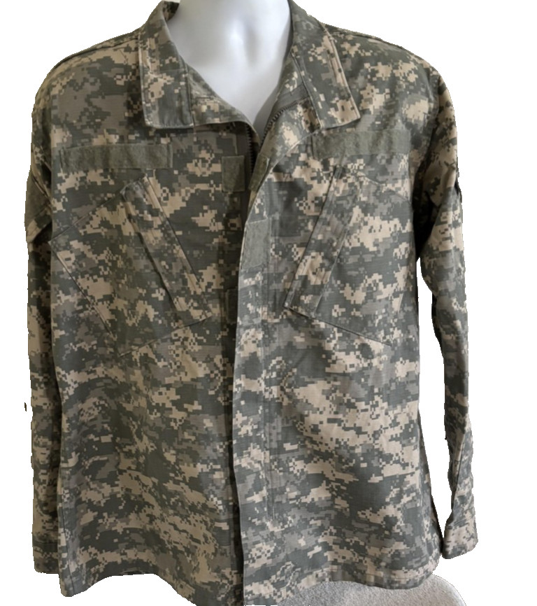 Lancer US Army ACU Jacket Mens Medium Regular Digital Camo UCP Ripstop Tactical