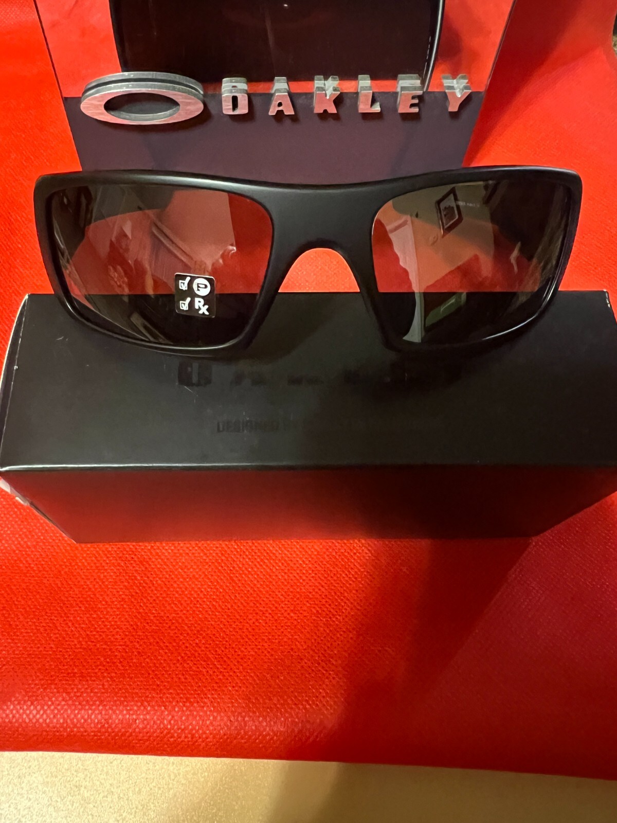 OAKLEY Crankshaft POLARIZED Sunglasses Black Iridium NEW OO9239-06
