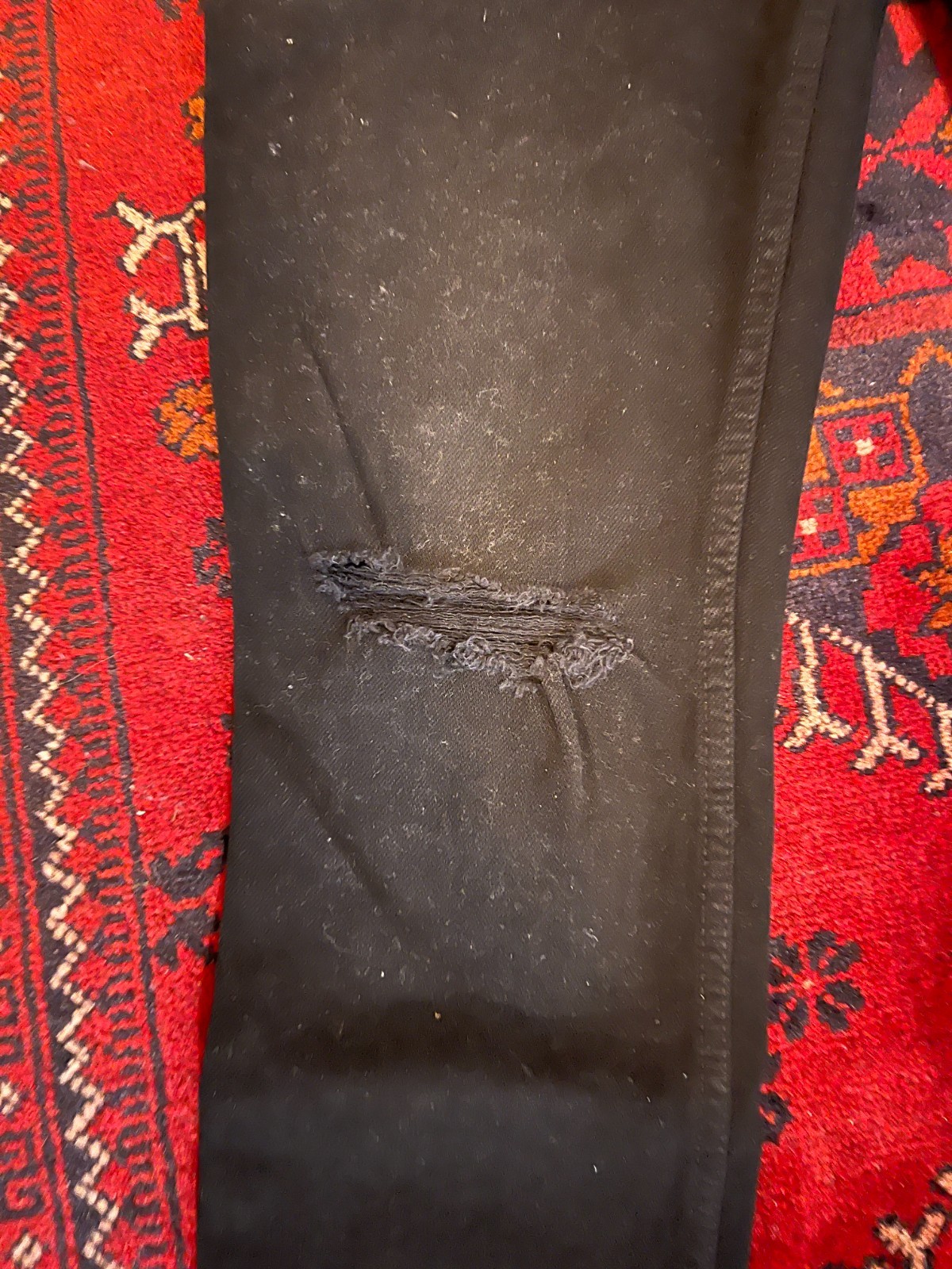 HUDSON ZACK Skinny Jeans Mens 29×32 Black KEEP Wash NWT Designer Saks $225
