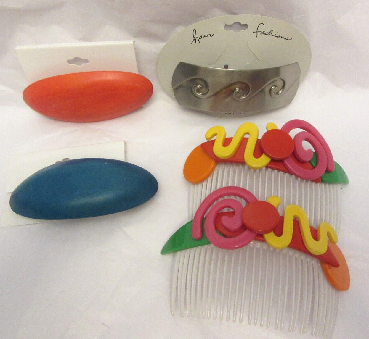 1PCS Hair Clips Hair Comb Hair Fashions Hair Clips Multi Color Plastic #D