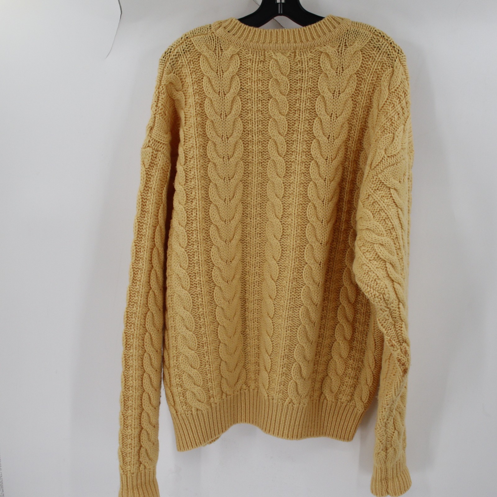 Vintage Abercrombie & fitch Sweater Mens XL heavy fisherman tweed cable knit