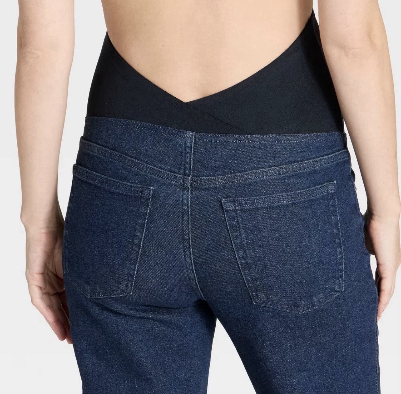 Over The Belly 80’s Slim Maternity Jeans – Isabel Maternity by Ingrid Size 6