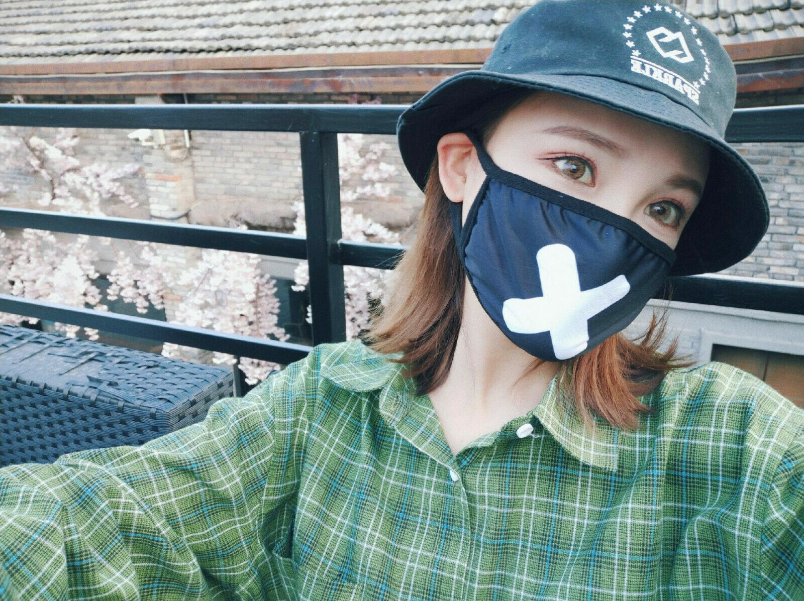 Hip Hop Style Fashion Designer Cotton Mask Black Half Face Mouth Cover 3 Pcs Set