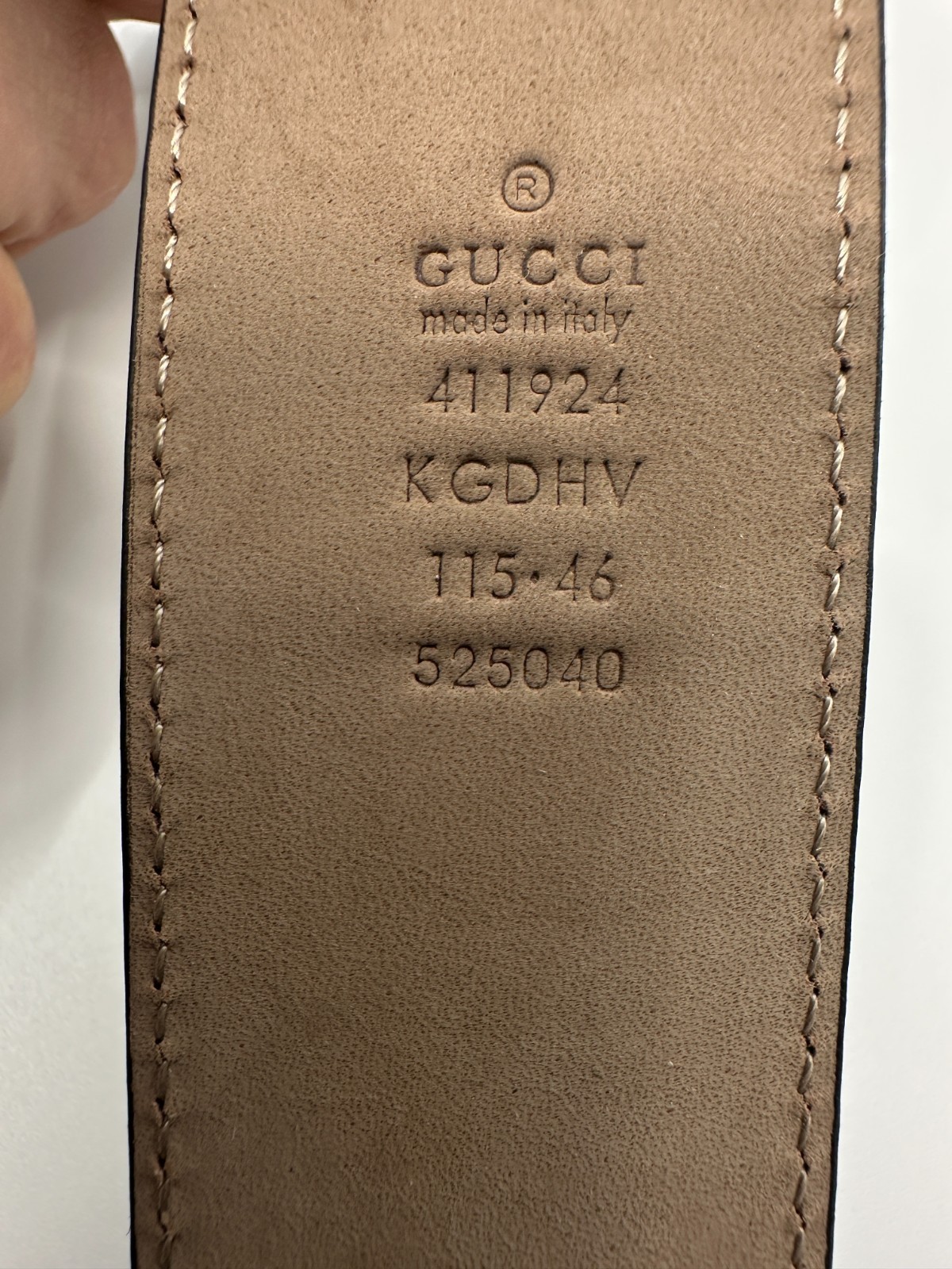GG Mono Black/GreyGUCCl Canvas Belt with Black Buckle