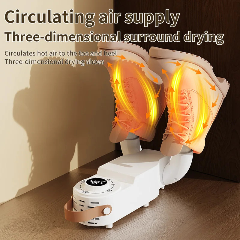 Shoe Dryer Electric Quick Dry Deodorizer Sterilizer Adjustable Timer Heater