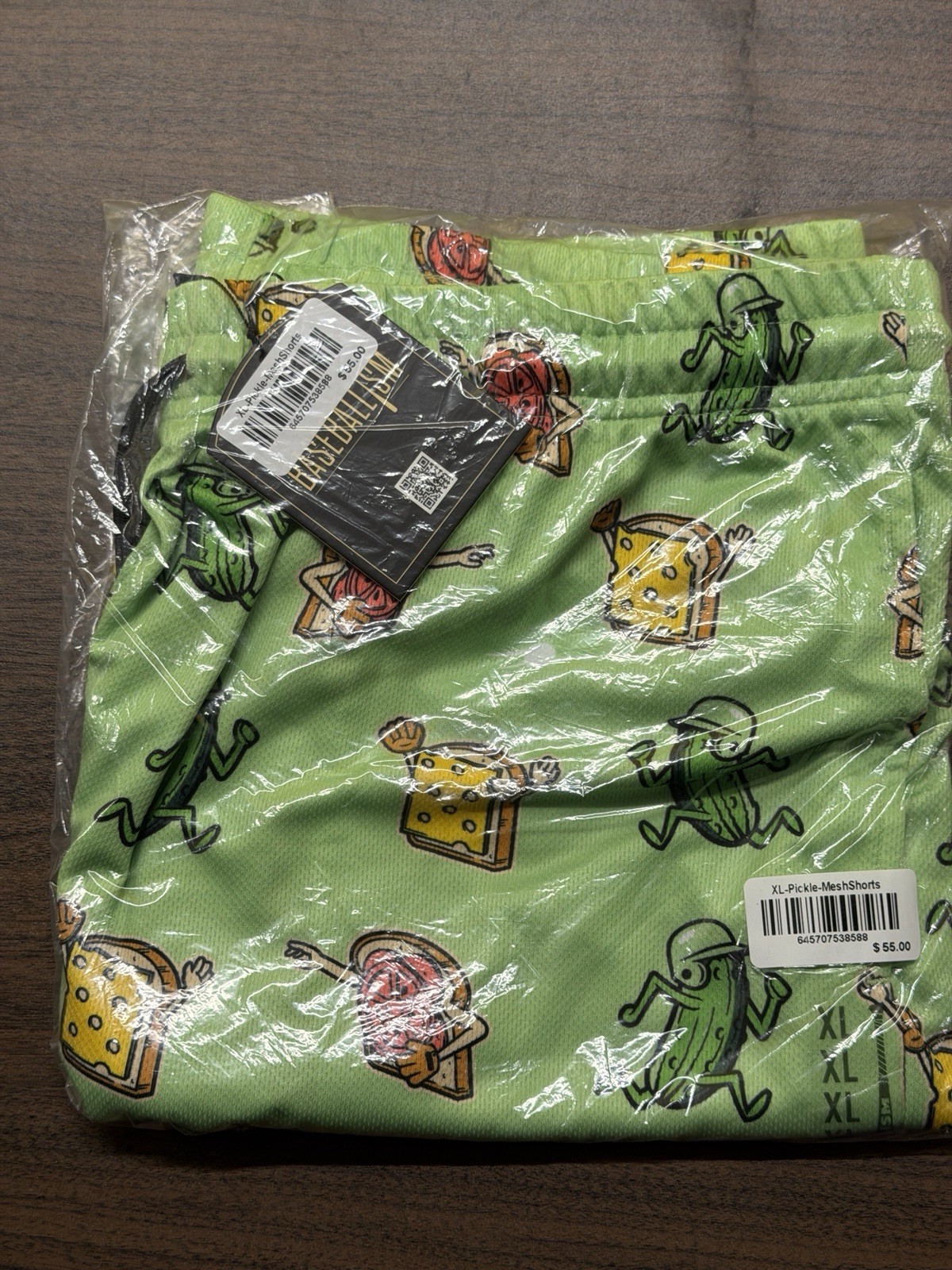 Baseballism Pickle Diamond Air Mesh Shorts – XL – New in Package
