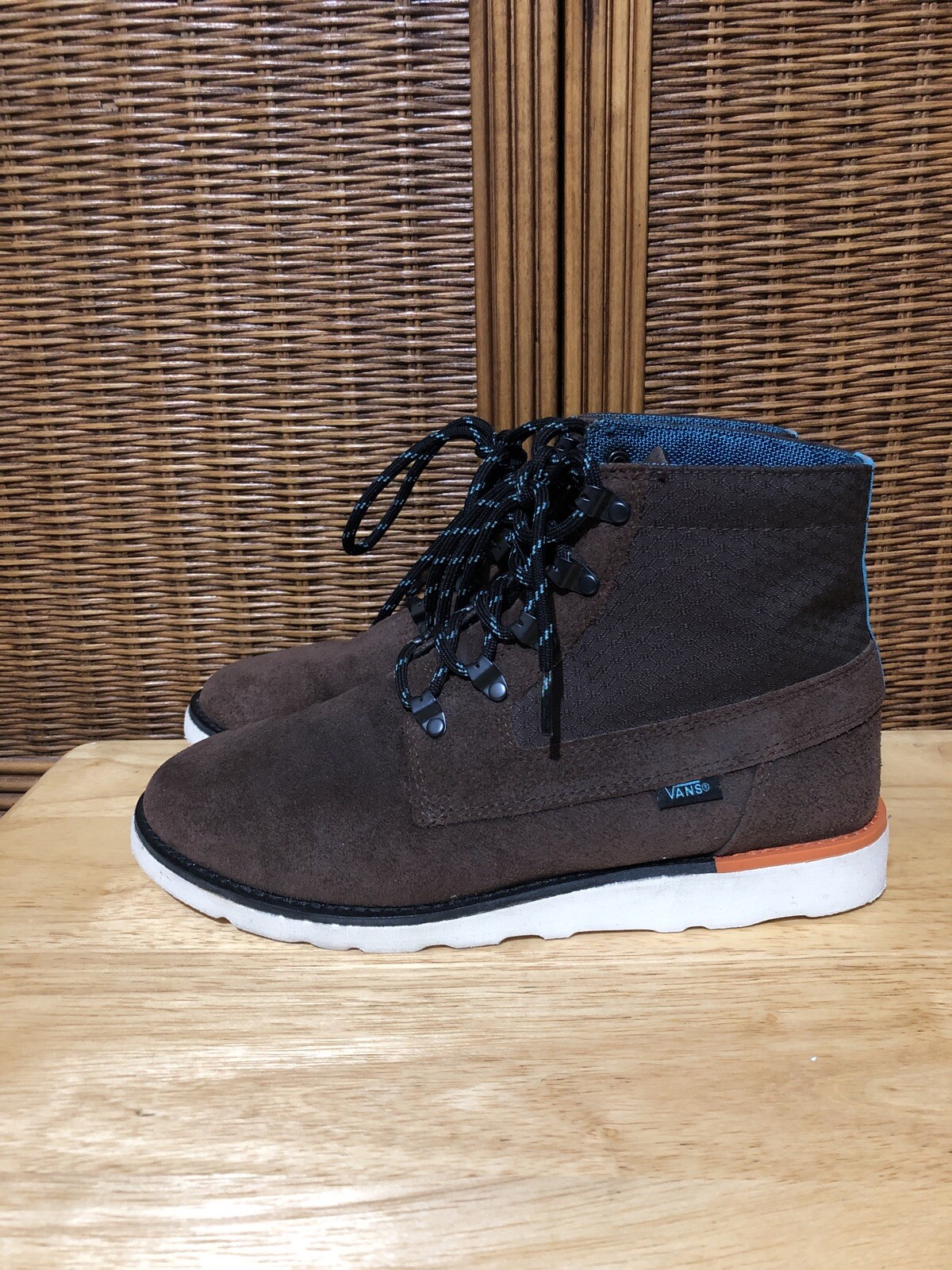 Vans OTW Breton Leather Ankle Boots Mens US 7 UK 6 EU 39 Brown VERY RARE