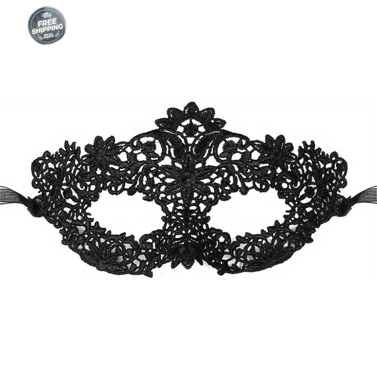 Elegant Black Lace Masquerade Mask for Couples Perfect Venetian Party Mardi