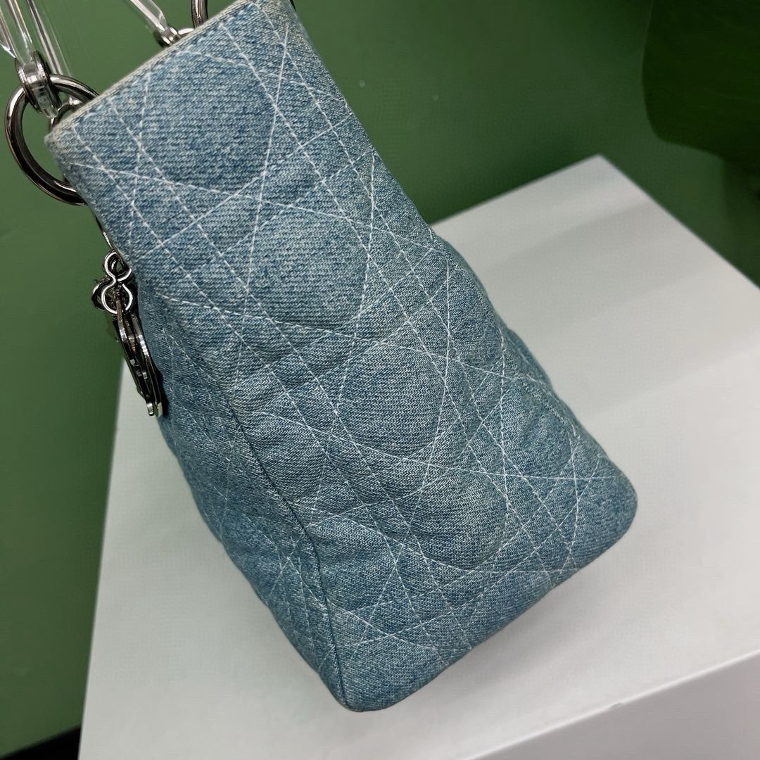 Dior Pre-Owned Authentic Lady Dior Top Handle 24*20*11cm Free Tracked Shipping