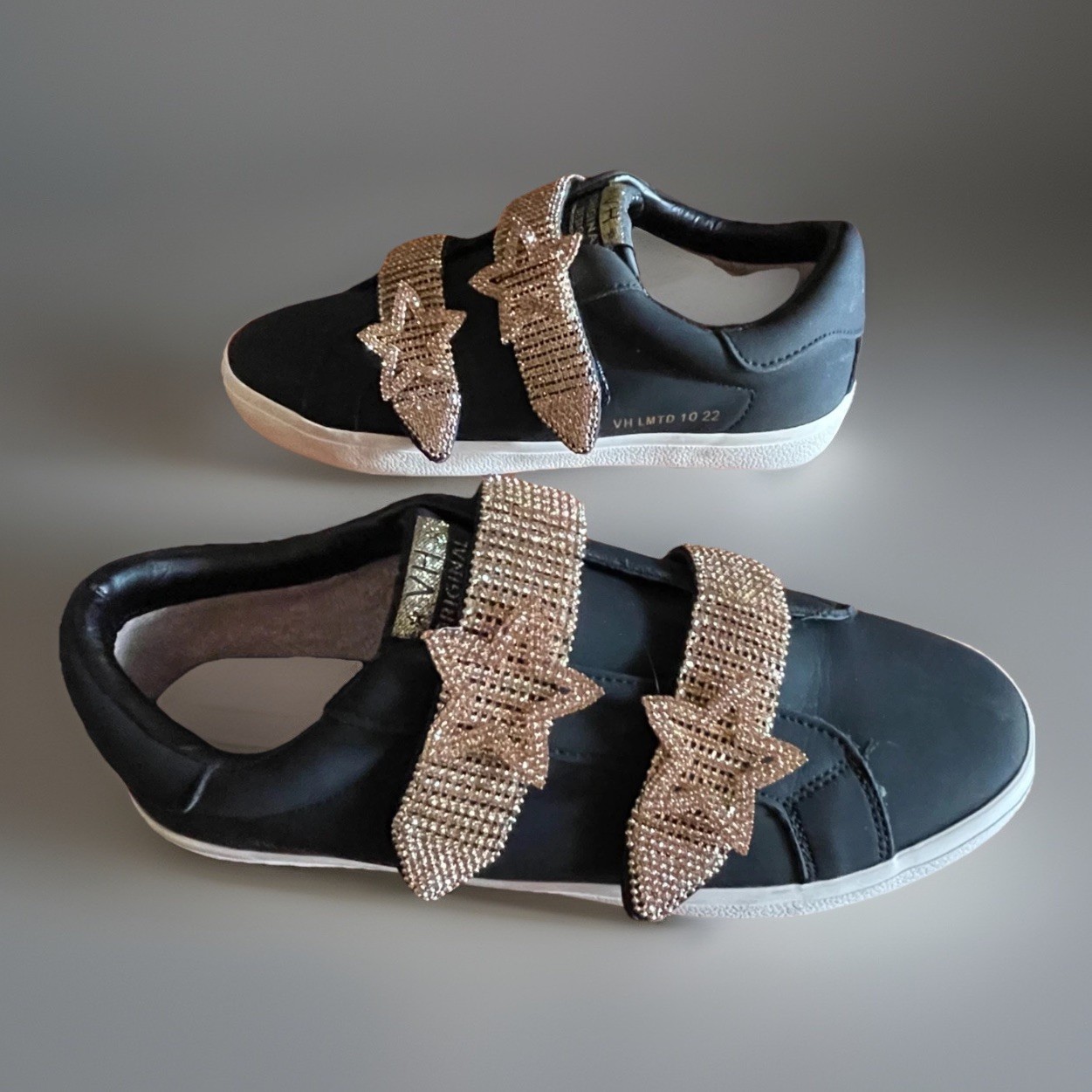 Vintage Havana The Iconic Limited Edition Sparkle Star Pure Black Women’s Sz 10