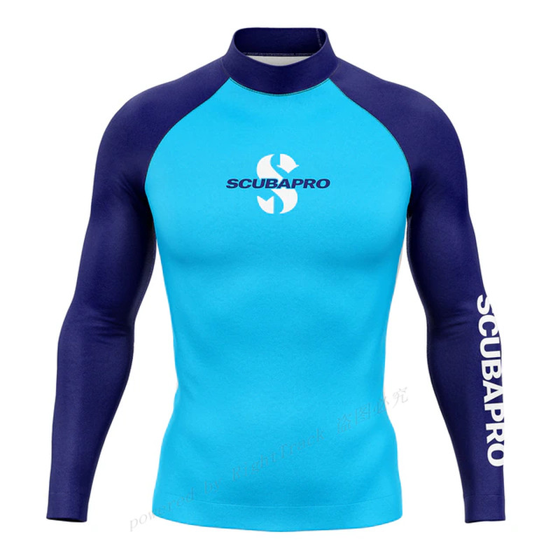 New Color Men’S Long Sleeve Pro Surfing Shirt Sun Screen Surf Sweatshirt Rashgua