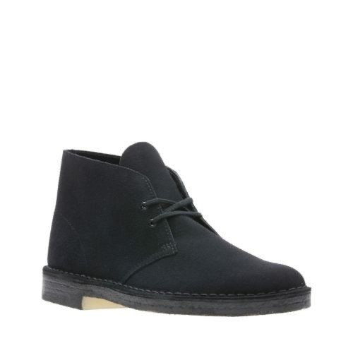 Clarks Originals Men’s Black Suede Desert Boot 26155480