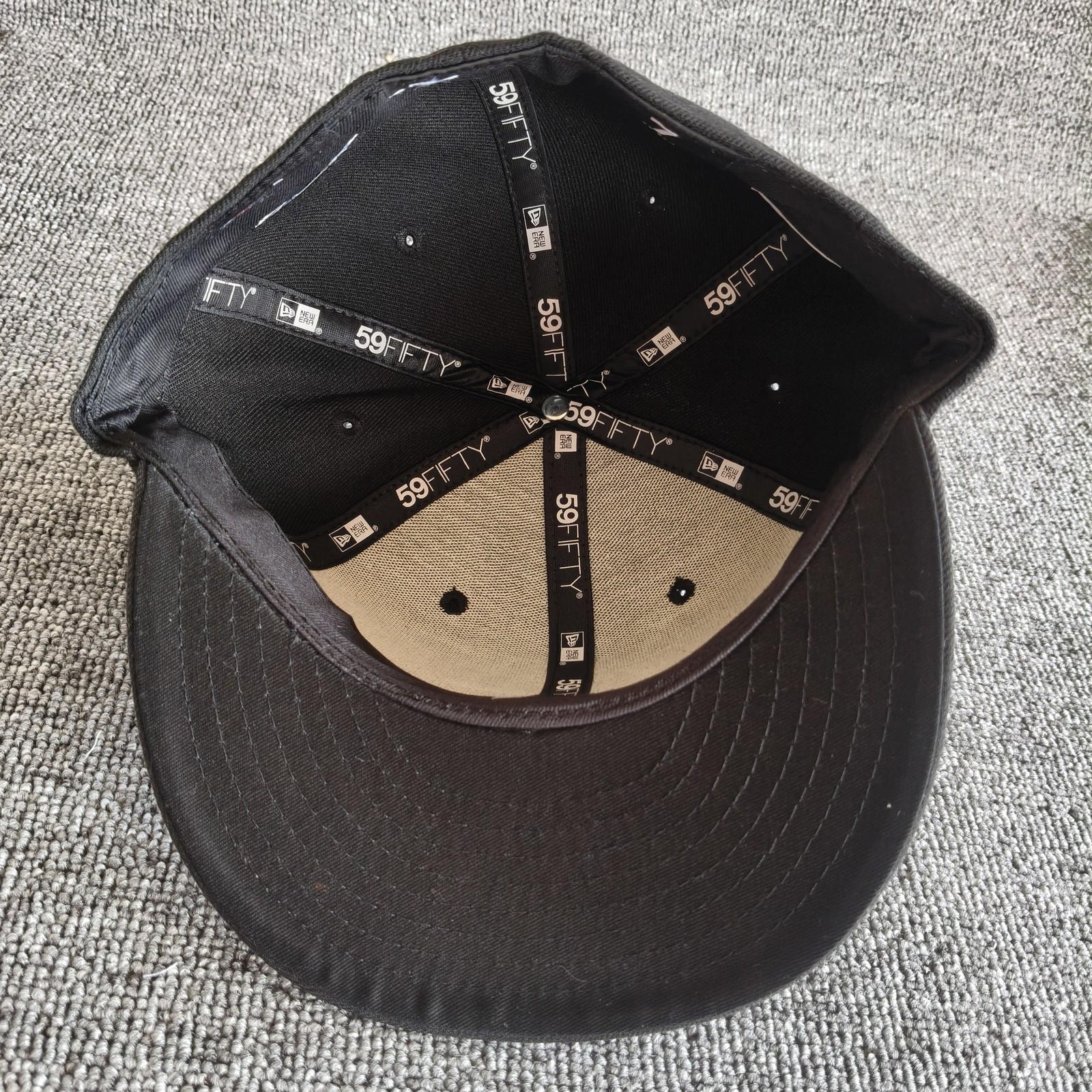 New Era Chivas 59FIFTY Fitted Black Hat Size 7 Soccer Cap