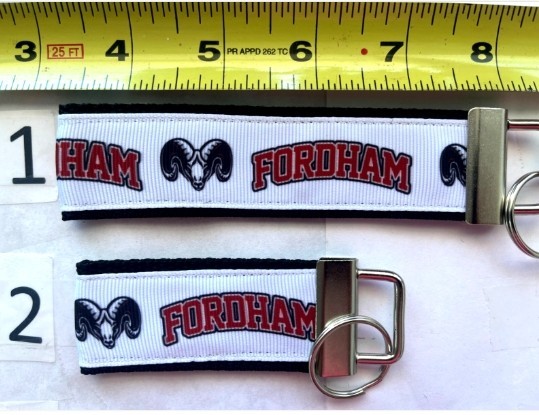 Fordham University Keychain Stocking Stuffer Fob Gift 4 Him Her Mom Dad Rams