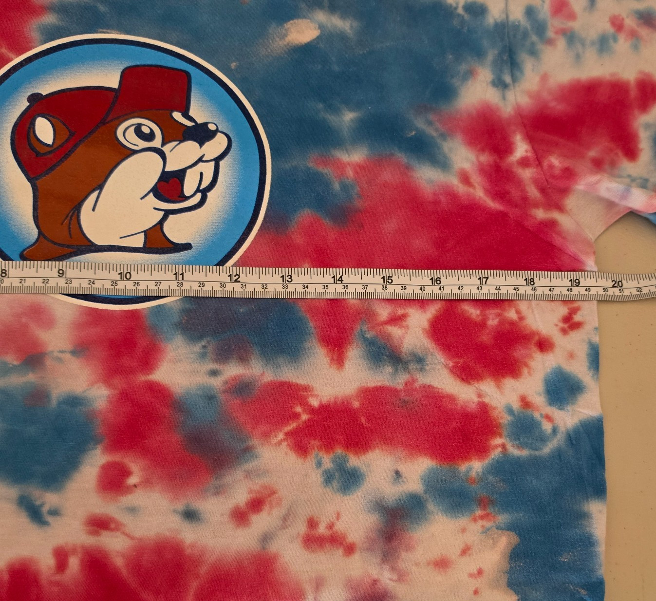 Bucees Red White and Blue Let’s Get Poppin Shirt 4th of July Celebration Adult M