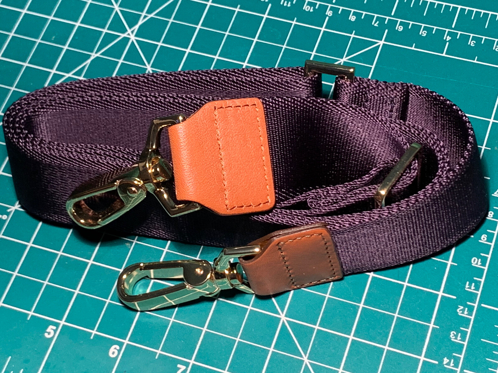 Blue Bag Strap Nylon Handbag Belt Adjustable Shoulder Replacement New