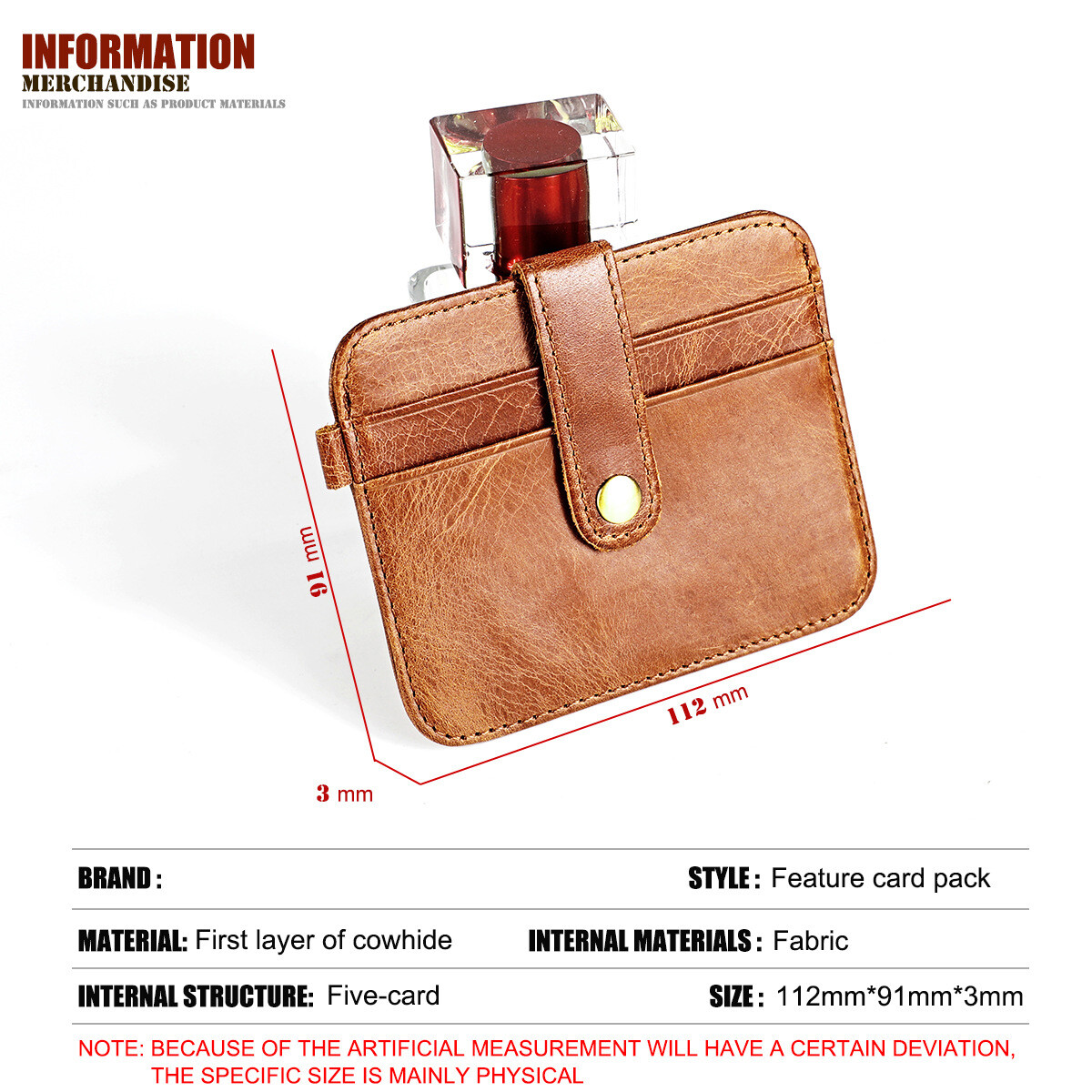 RFID Blocking Card Wallet with Hasp Coin Pocket Vintage Leather Small Wallet USA
