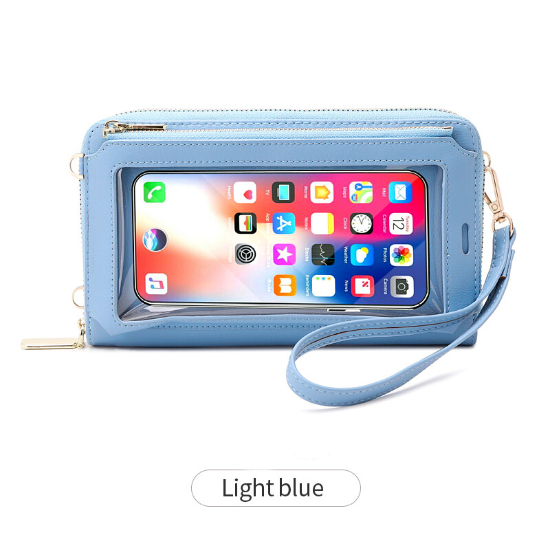 Touch Screen Bag Crossbody Cell Phone Purse Women Shoulder RFID Blocking Wallet