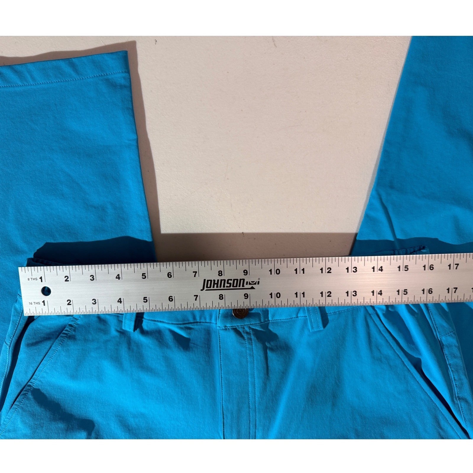 MAGCOMSEN Mens Hiking Pants Blue Size 34 Lightweight Outdoor Travel Trousers New