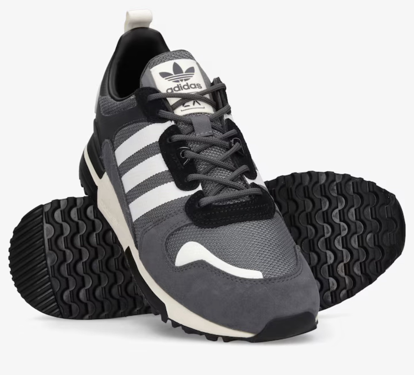 Adidas ZX 700 HD Men’s Athletic Shoes Gray Black Footwear Sneakers H01851 All Sz