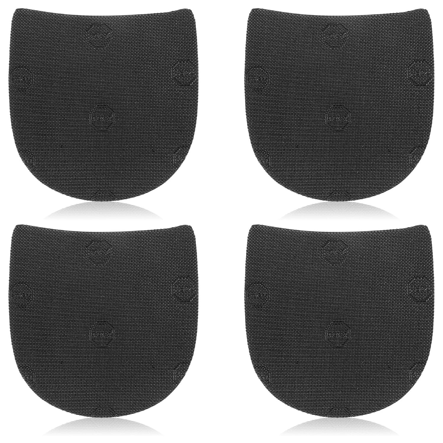 2 Pairs Shoe Repair Rubber Heels, Anti-Slip Shoe Heel Repair Kit Cuttable Boot H