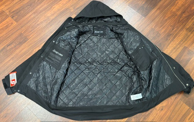 NEW! SNAP ON TOOLS RA HOODED 2024 ADAMS UNPADDED JACKET BLACK! MULTIPLE SIZES!