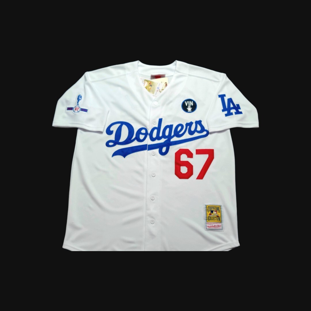 Vince Scully LA Dodgers Jersey VIN & 1950-2016 Sleeve Patch! NEW With Tags SALE!