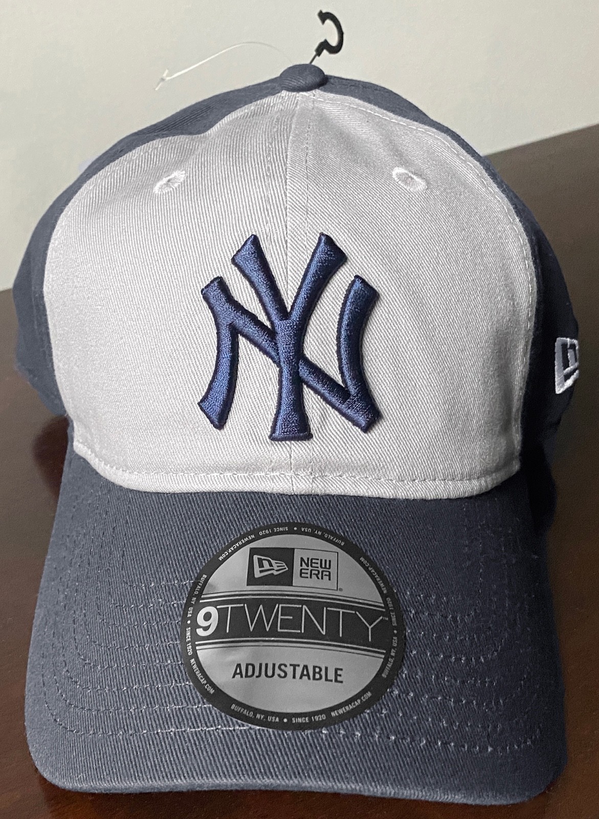 NEW ‘New Era’ Brand 9 Twenty Official New York Yankees Navy Blue & Grey Baseball