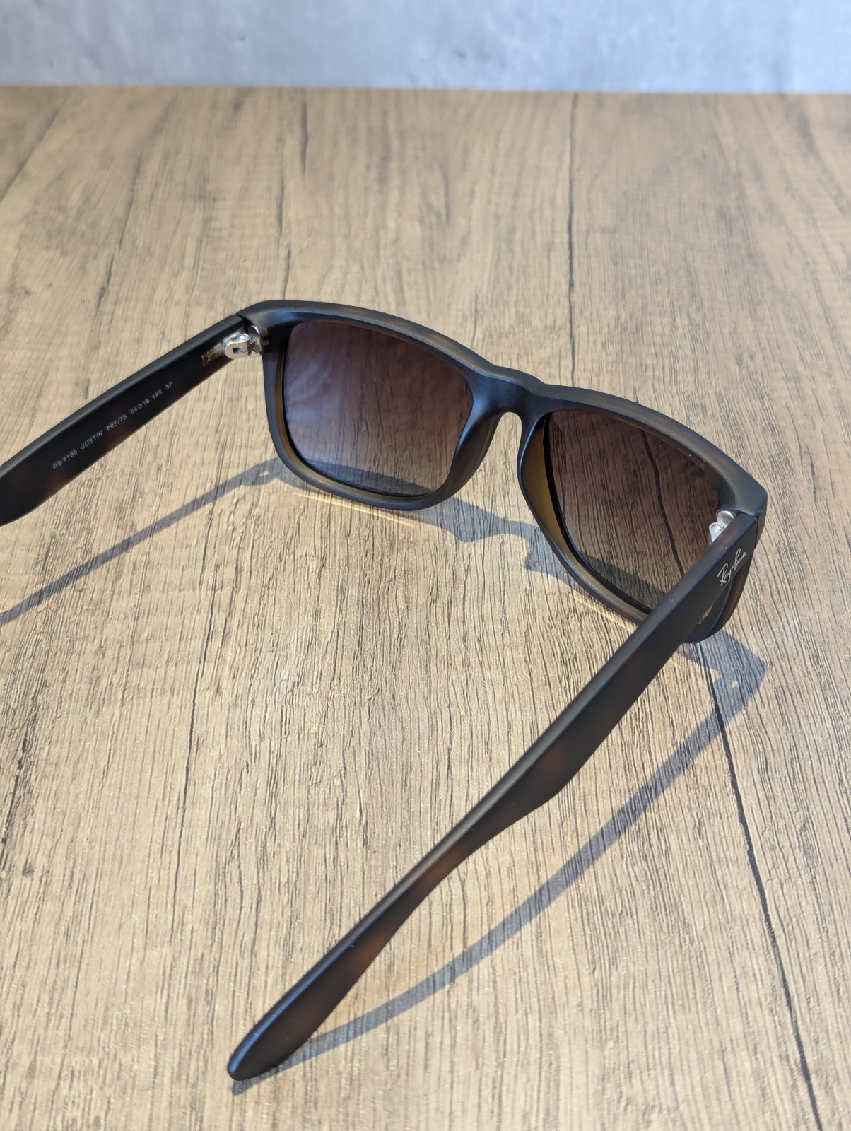 Ray-Ban Polarised Sunglasses JUSTIN MATTE HAVANA RB4165 865/T5 – 54mm