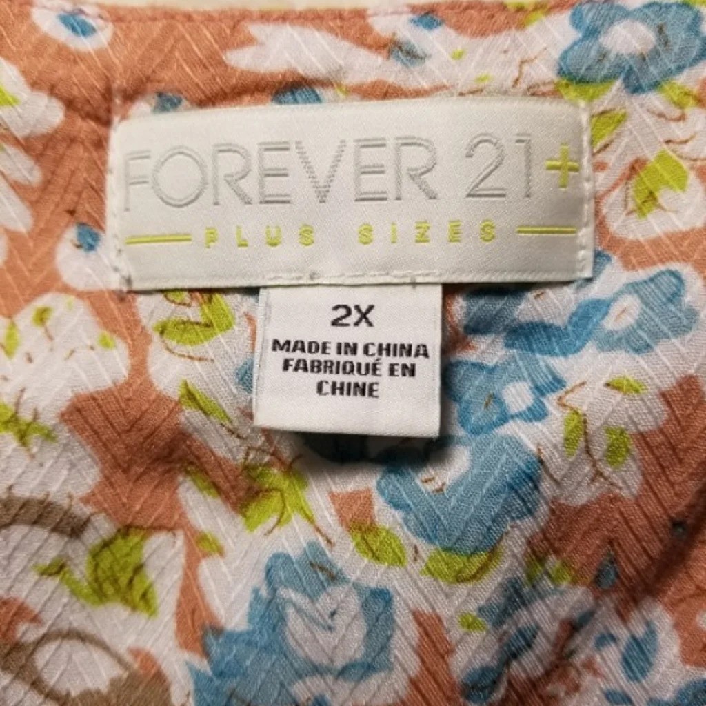 FOREVER21 PLUS Floral Blouses (W1-8)