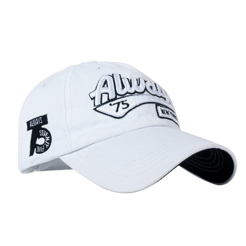 Adjustable Men Women Cotton Baseball Ball Embroidery Letter Hat Hip hop Trucker