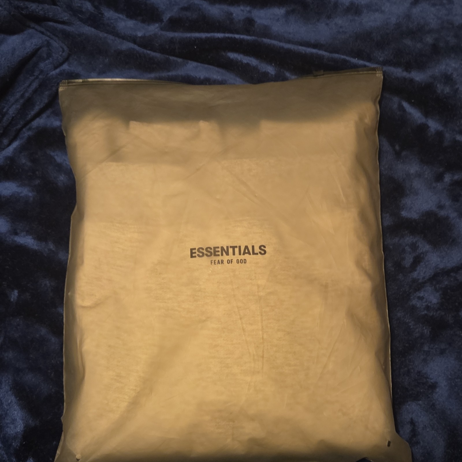 ESSENTIALS Fear of God Essentials Logo Pullover Hoodie Beige XL