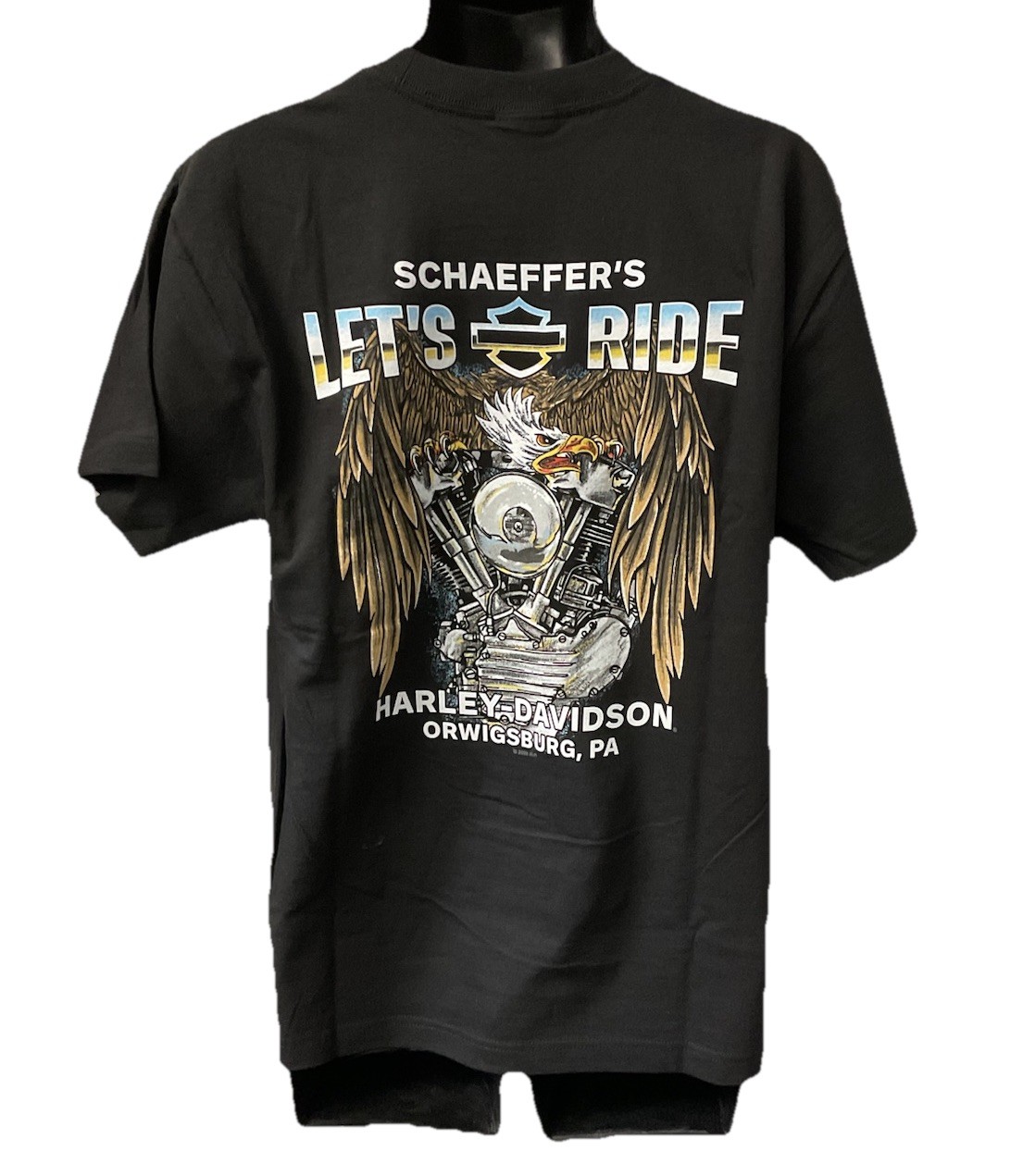 Harley Davidson Men’s Garage Short Sleeve T-Shirt Black 3002973