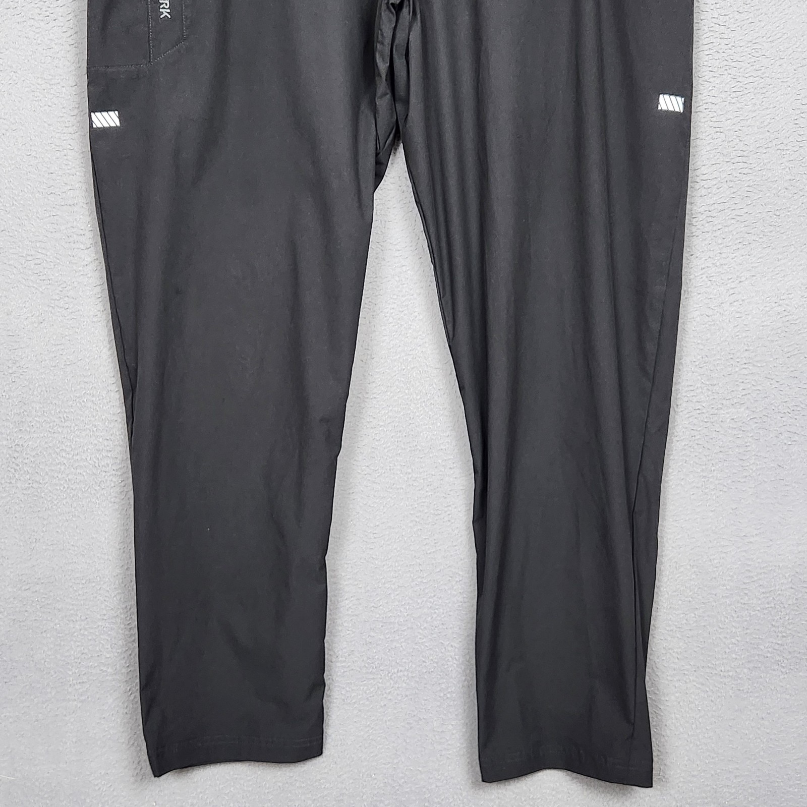 Truewerk Pants Mens 3XL Black Flat Front Straight Leg Utility Work Cargo Pocket