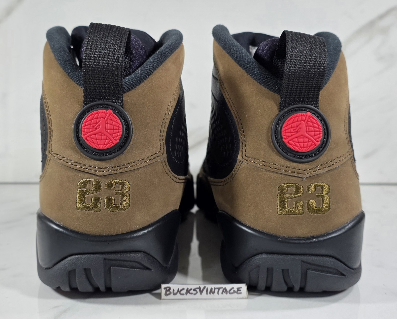 Nike Air Jordan 9 Retro OLIVE HV4794-030 Mens Size 6.5 NEW Authentic Womens 8