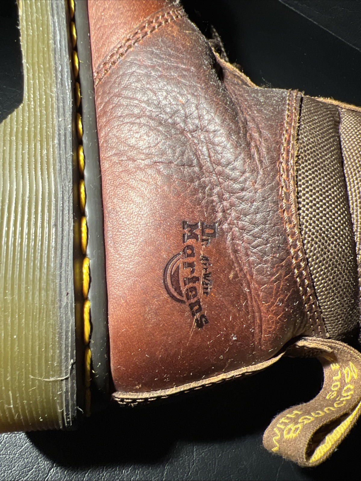 Dr. Martens Industrial Steel Toe Work Boots Brown Men’s US 7 UK 6 EU 39