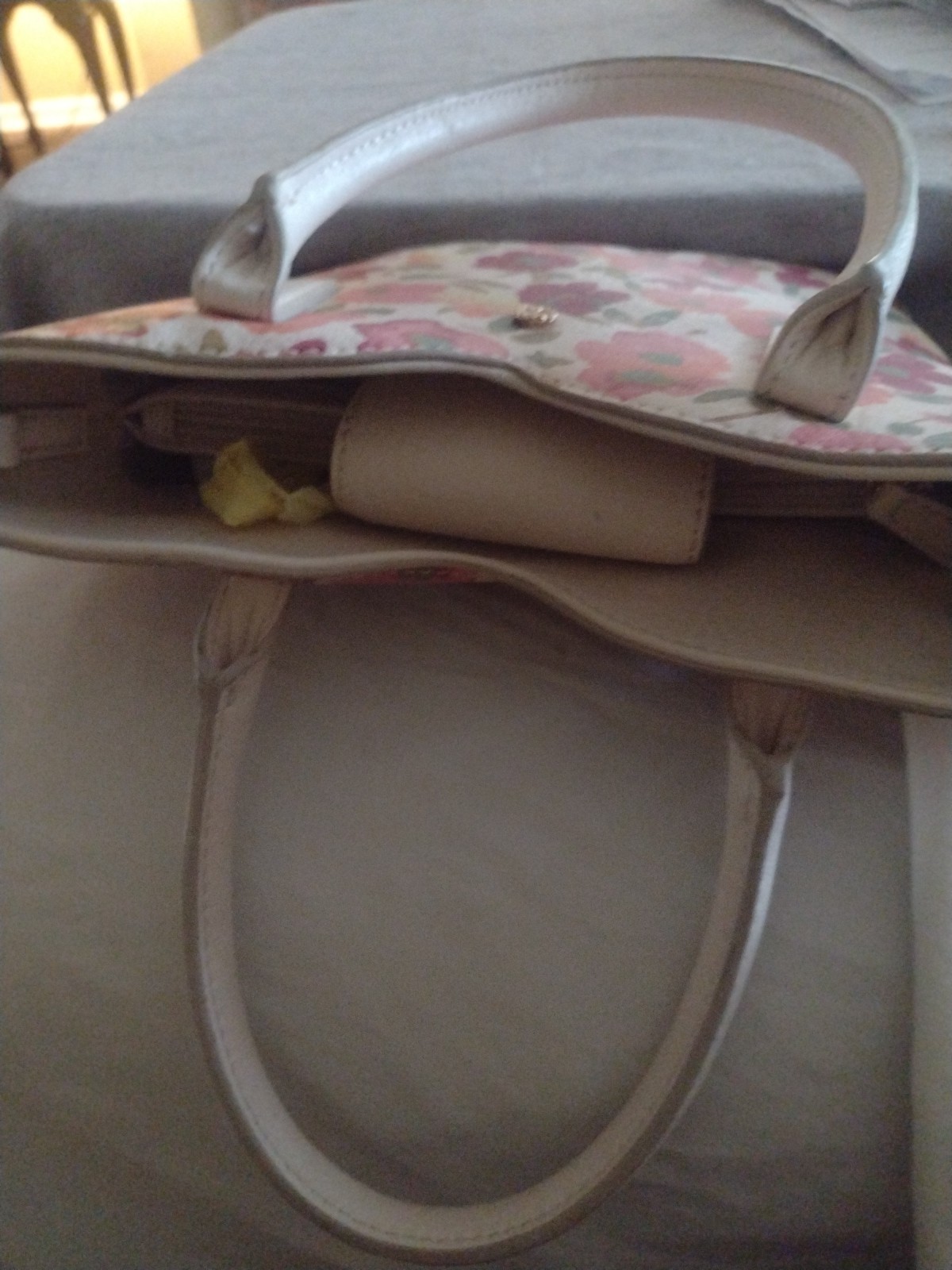 Half Moon Tote L C Lauren Conrad Snap Closure On The Inside.