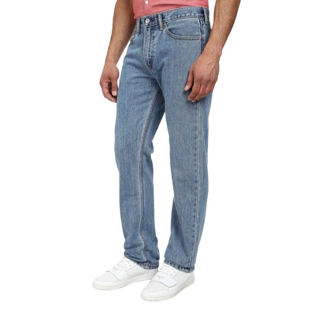 Levis 505 Jeans Mens 33×32 Medium Blue Regular Straight Leg Denim NWT