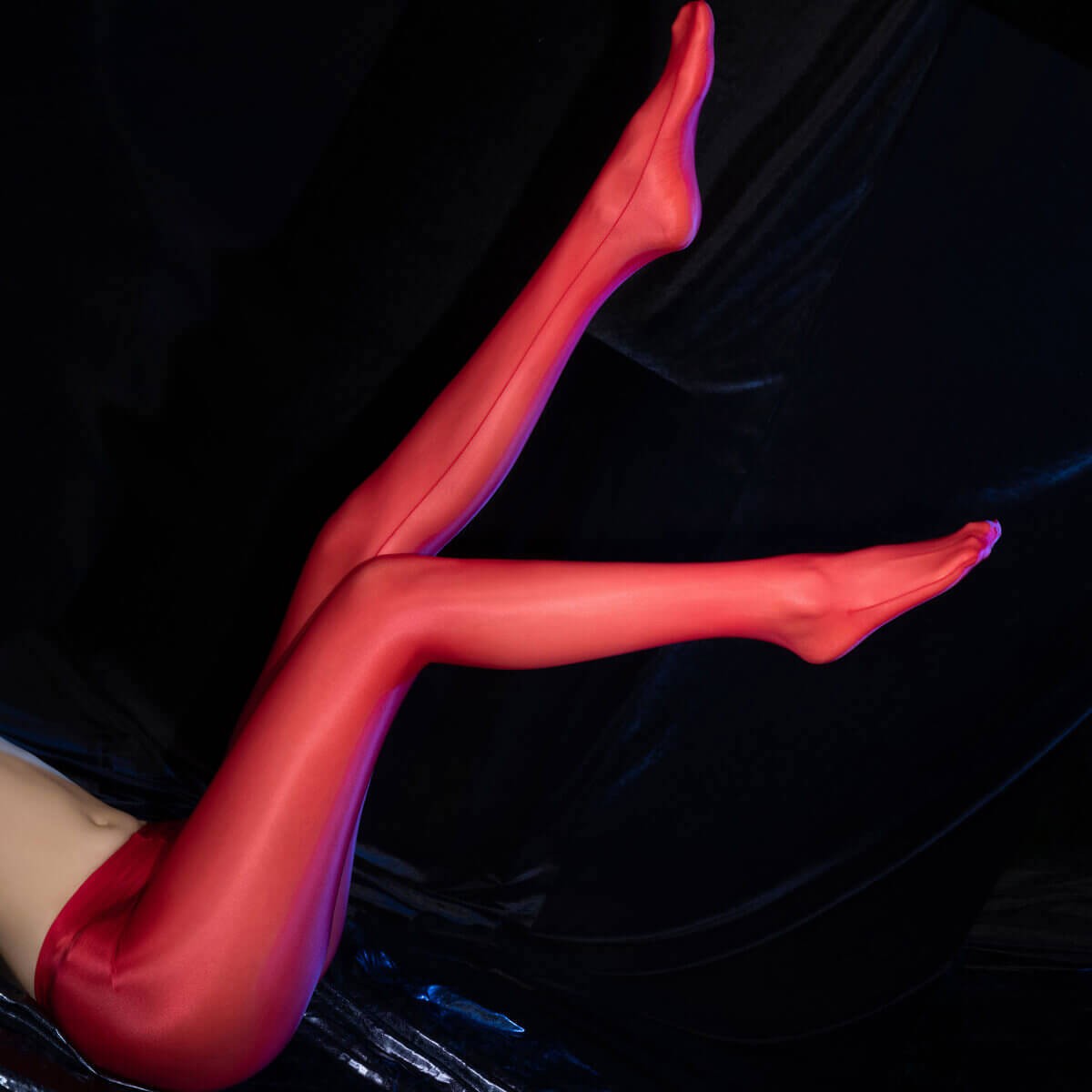 Super Elastic Oily Shiny Glossy Pantyhose Ultra Sheer Tights Stockings Hosiery