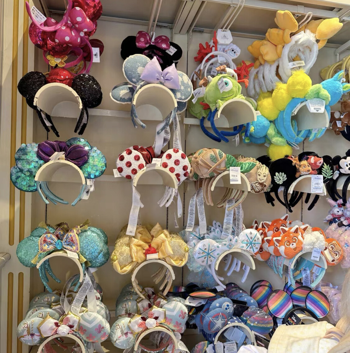 Disney Parks Loungefly Mickey Ears Rapunzel Tangled Pascal Belle Headband 2024