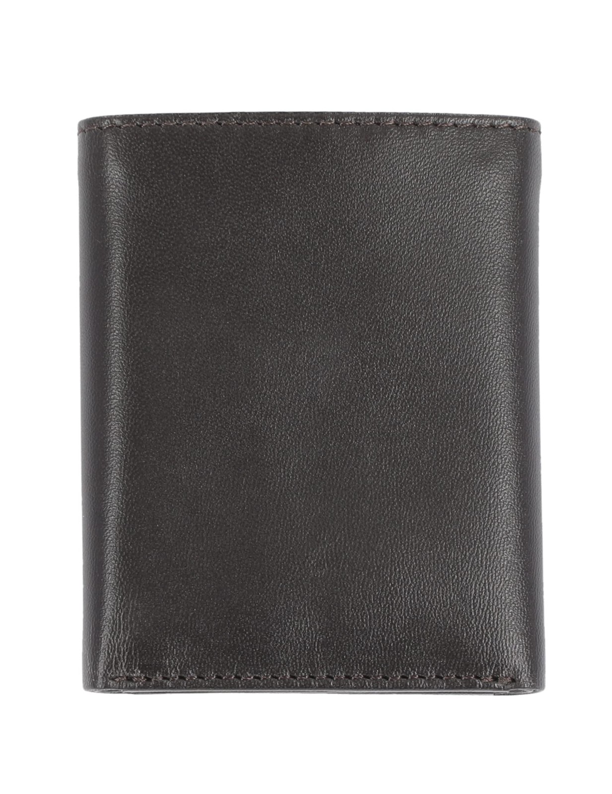 Men’s Rfid Trifold Wallet With Id Window, Brown, One Size