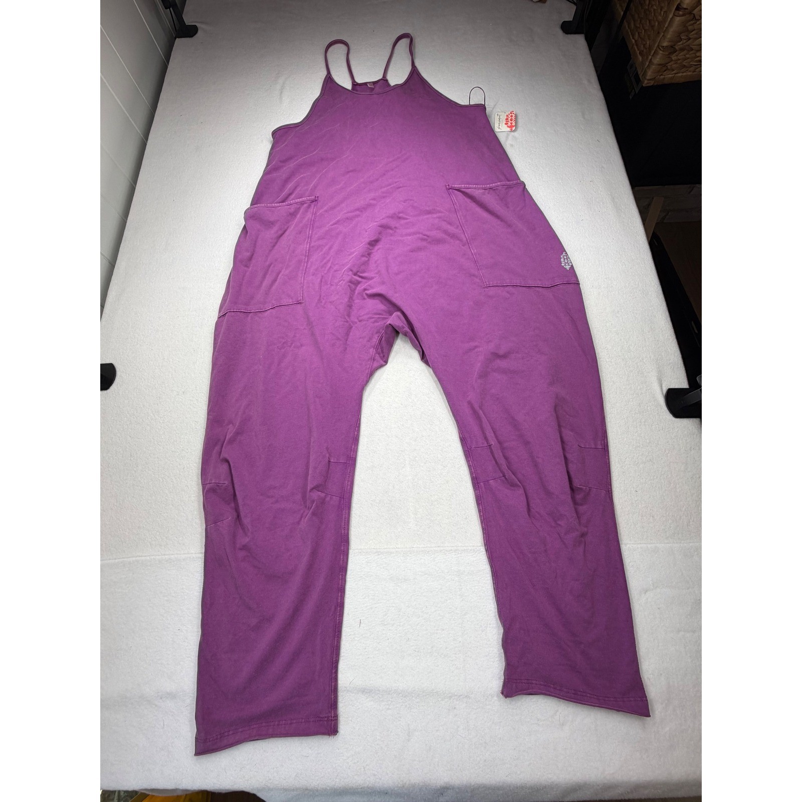 Free People Movement Hot Shot Jumpsuit Deep Mulberry NWT New With Tags Small