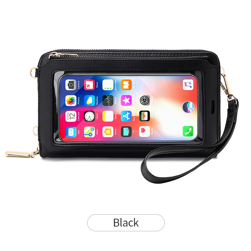 Touch Screen Bag Crossbody Cell Phone Purse Women Shoulder RFID Blocking Wallet