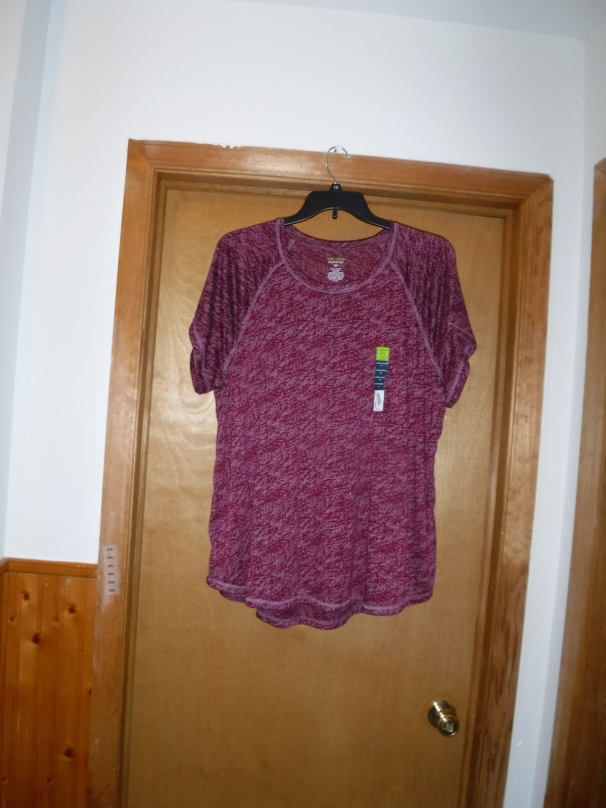 Size Plus Short Sleeve Active T-Shirts ,3X,2X,1X,Tek Gear Many Colors NWT