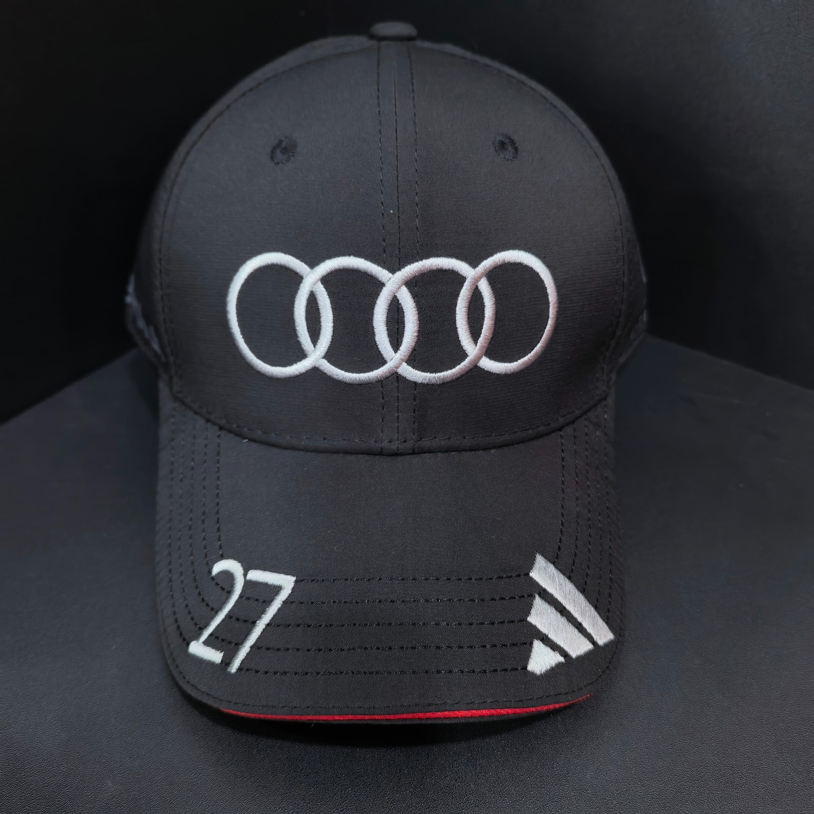Audi #27 Black Casual Breathable Baseball Cap Embroidered Logo