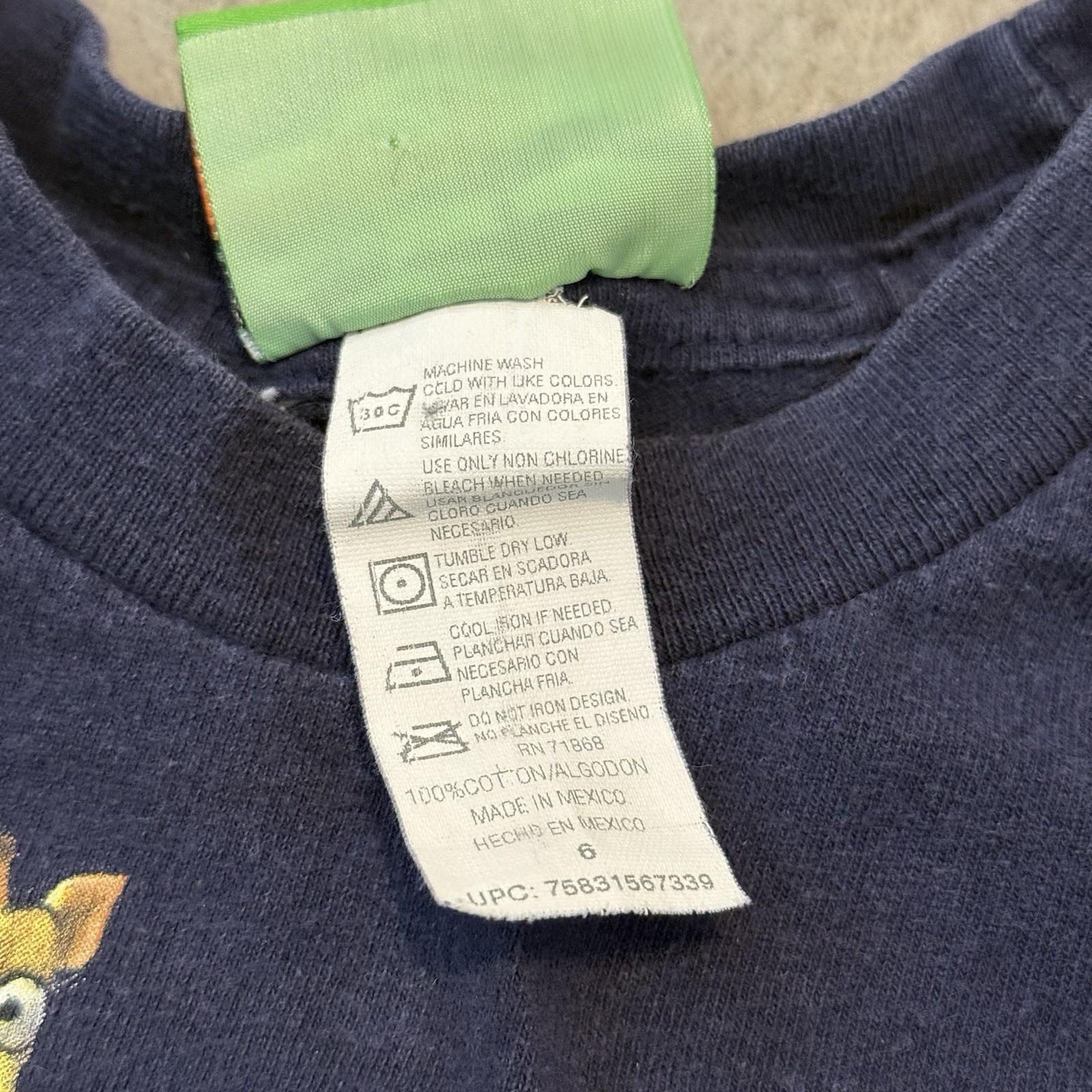 Vintage Y2K Madagascar Escapees Tee Shirt Youth 6 Movie Promo Blue 2005 Cartoon